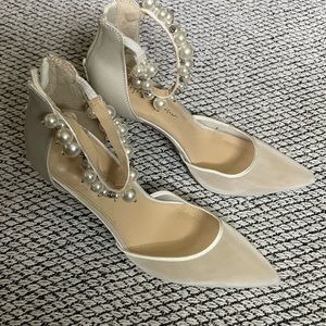 Betsey Johnson Ellah ivory 4 inch heel